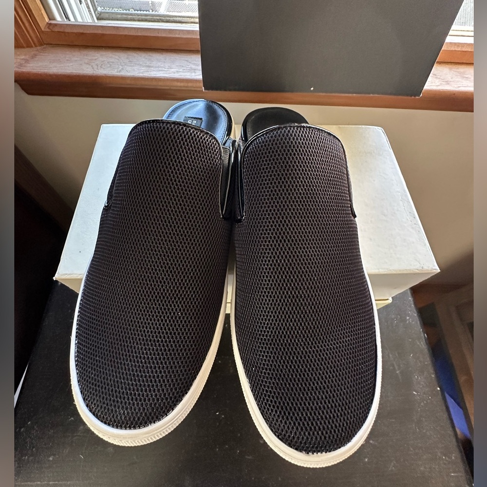 Design Lab Lord & Taylor Black  Slip-On Loafers   Size 7.5 nwt